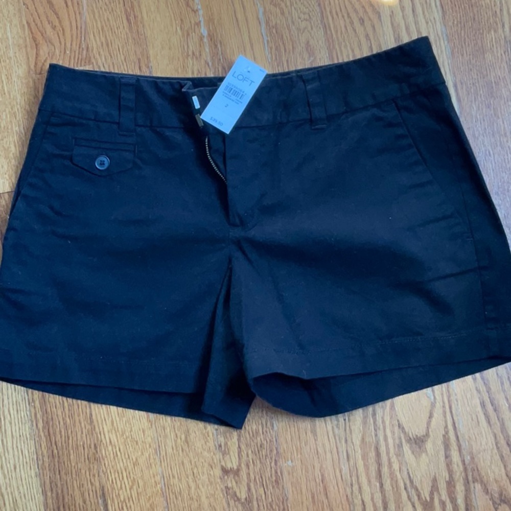 Women’s brand new black cotton shorts size 2